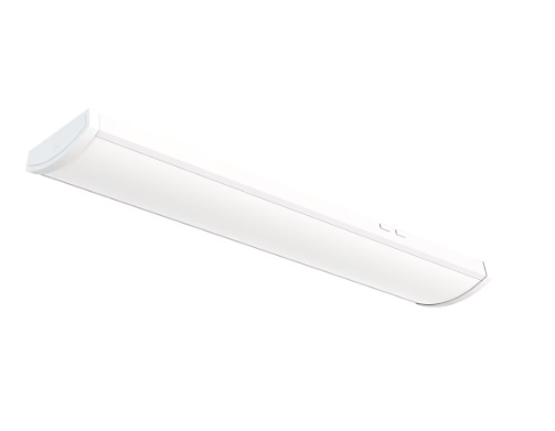 4FT LED Wide Wraparound Fixture with Lumen Switching