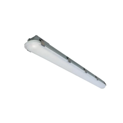 4ft LED Vapor Tight Fixture, Selectable 34/38/45W and CCT, 120-277 VAC, 5,850 Lumens
