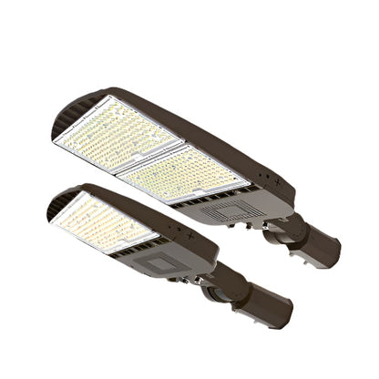 300W LED Parking Lot Light - Photocell-Ready Top Socket & Slip Fitter Mount, 5000K, 45000 Lumens
