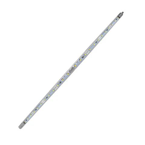 LED Display Case Light Kit - 25.2W - 6000K Cool White - 12V Power Supply - 55" - With Mounting Bracket & End Cap