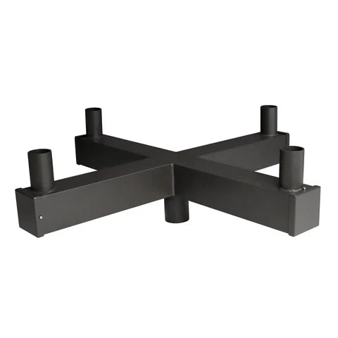 Low Profile Bullhorn Adapter – 4 Vertical Tenons at 90° for Area Light Fixtures