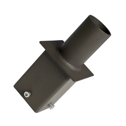 4” Square Pole Tenon Adapter – Internal Mount with 2-3/8” O.D. Vertical Tenon for Slip Fitter Fixtures