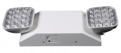 Dual LED Emergency Light with Battery Backup - Dual Voltage, 2.4W, 90-Minute Operation