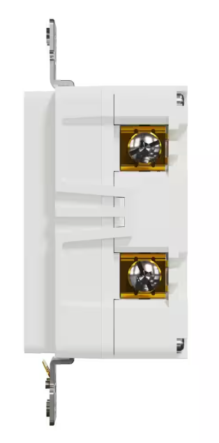 20-Amp 125-Volt Tamper-Resistant Outdoor GFCI Duplex Outlet with Back Wire Clamps, Matte White