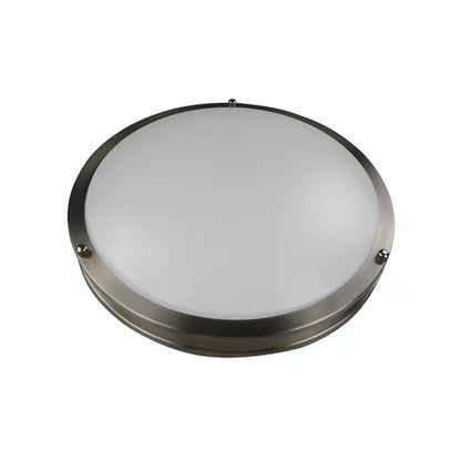 Double Ring LED Flush Mount Ceiling Fixture, 30W, 2250 Lm,  2700K/3K/3500K/4K/5K Adj CCT, 120 VAC, 16in, Triac Dimmable - ETL & ES Listed