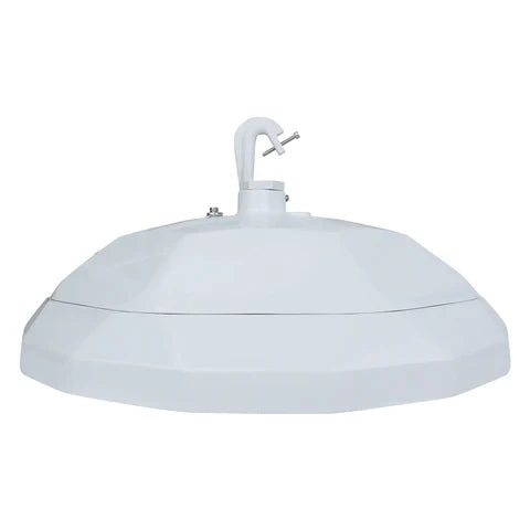 NSF LED UFO High Bay Light, 150W, 22500 Lumens, 5000K, 120-277 VAC, PC Lens