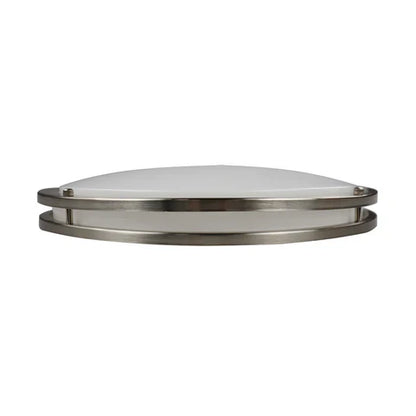 Double Ring LED Flush Mount Ceiling Fixture, 30W, 2250 Lm,  2700K/3K/3500K/4K/5K Adj CCT, 120 VAC, 16in, Triac Dimmable - ETL & ES Listed