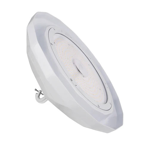 NSF LED UFO High Bay Light - Built-in Microwave Sensor, 200W, 30,000 Lumens, 5000K, 120-277 VAC, PC Lens