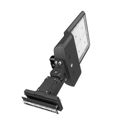 LED Parking Lot Light - Sensor Ready Base, Selectable 200W/240W300W and CCT, 48000 Lumens, Black Housing, Universal Bracket
