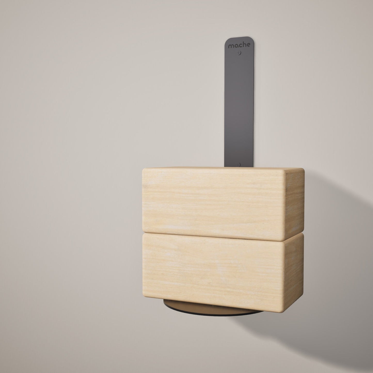 Yoga Block Wall Bracket | Black