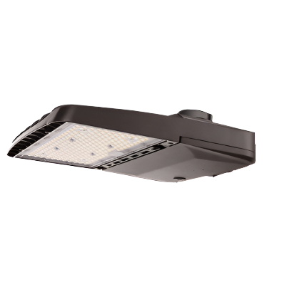 LED Parking Lot Light, Selectable 80W/100W/120W/150W and  CCT 3000K/4000K/5000K, 22,500 Lumens, 277-480 VAC, Shorting Cap Included
