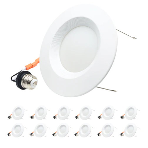 6 Inch LED Retrofit Downlight, 14W, Selectable CCT, 1,100 Lumens, 120 VAC