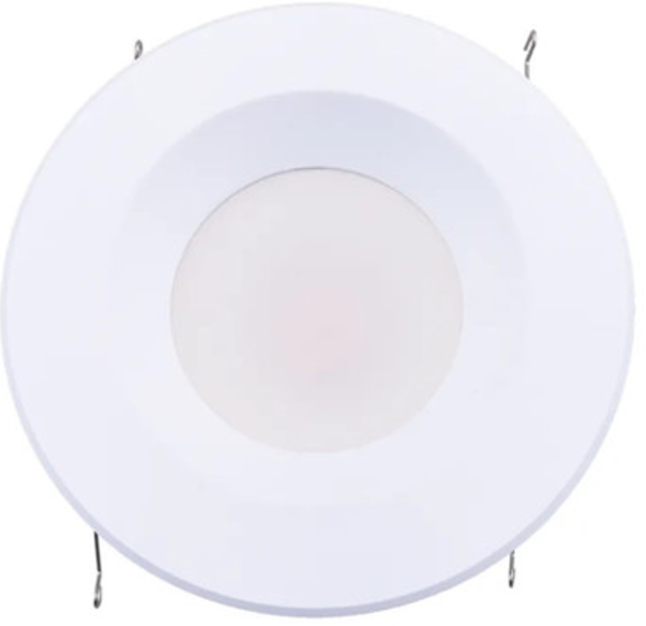 6 Inch LED Baffle Retrofit Downlight, 14W, Selectable CCT, 1,100 Lumens, 120 VAC
