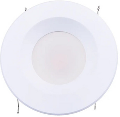 6 Inch LED Baffle Retrofit Downlight, 14W, Selectable CCT, 1,100 Lumens, 120 VAC
