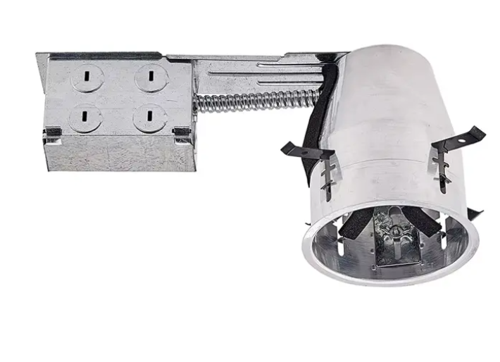4",6"  LED Recessed Light Housing – 120V, Remodel Downlight Housing