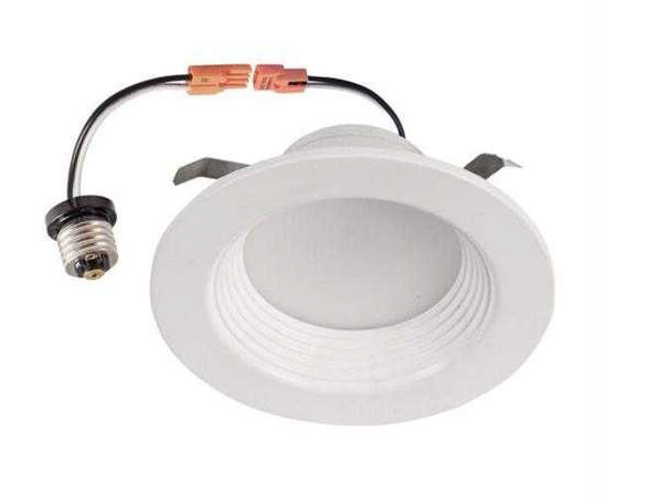 4 Inch LED Recessed Downlight - Baffle Retrofit, 10W, 750 Lumens, 120 VAC