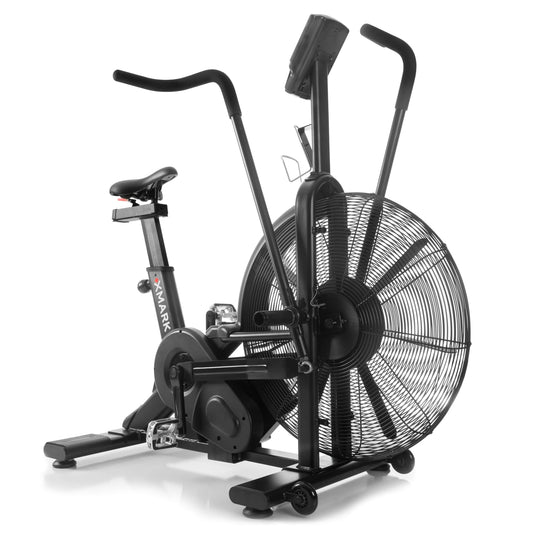 CAT 3 Hurricane commercial air bike featuring a large fan, adjustable seat, and dual arm handles for full body workouts.