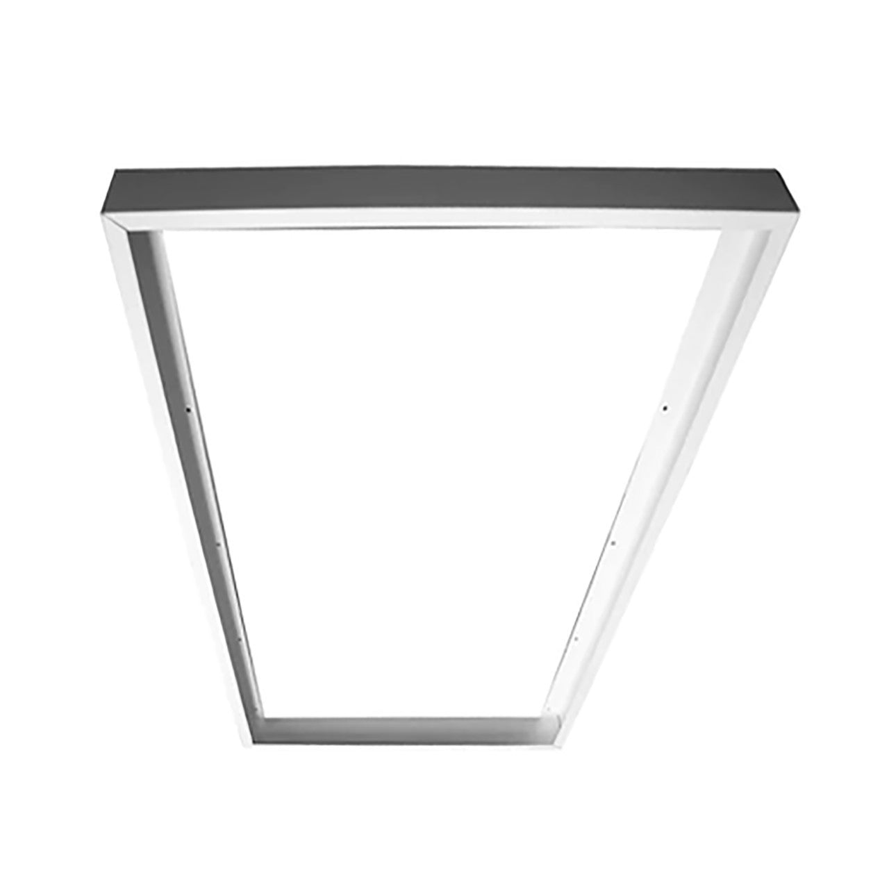 Surface Mount Kit for LED Flat Panel Light, 2x4, Aluminum Ceiling Frame (24x48x3.13 inches) for Edge-Lit & Backlit Panels