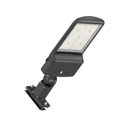 LED Parking Lot Light - Sensor Ready Base, Selectable 200W/240W/300W, 5000K, 51000 Lumens, 120-277 VAC, Universal Bracket