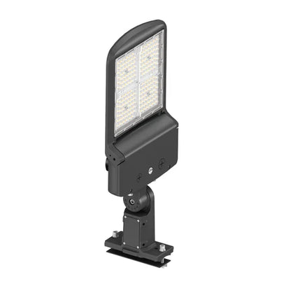 LED Parking Lot Light - Sensor Ready Base, Selectable 200W/240W/300W, 5000K, 51000 Lumens, 120-277 VAC, Universal Bracket