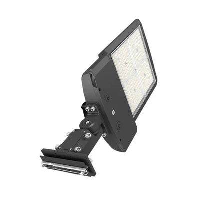 LED Parking Lot Light - Sensor Ready Base, Selectable 200W/240W/300W, 5000K, 51000 Lumens, 120-277 VAC, Universal Bracket