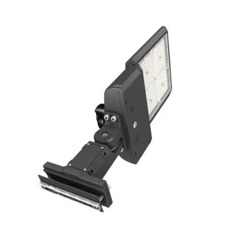 LED Parking Lot Light - Sensor Ready Base, Selectable 200W/240W/300W, 5000K, 51000 Lumens, 120-277 VAC, Universal Bracket