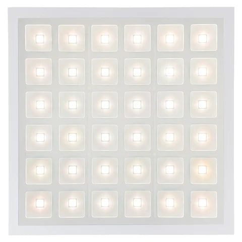 SQUARE LED Designer Troffer, 2ft x 2ft, 40W, 4000K, 5000 Lumens