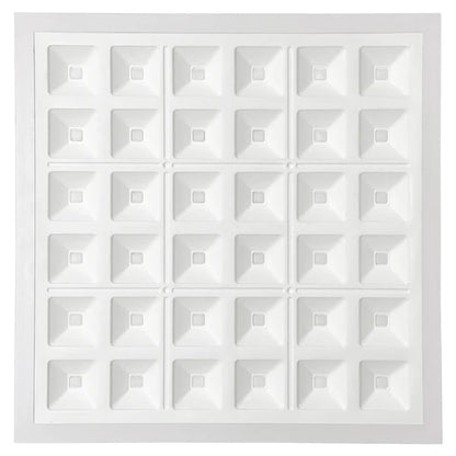 SQUARE LED Designer Troffer, 2ft x 2ft, 40W, 4000K, 5000 Lumens