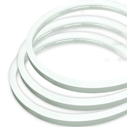 LED Neon Rope Light – 50FT - 144W - 24V DC - Ultra-Bright White - UL Listed - Flexible & Cuttable