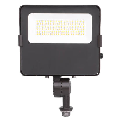 Adjustable Wattage LED Flood Light – 36W/50W/63W - Knuckle Mount - Bronze Housing - High Lumen Outdoor Security & Landscape Lighting