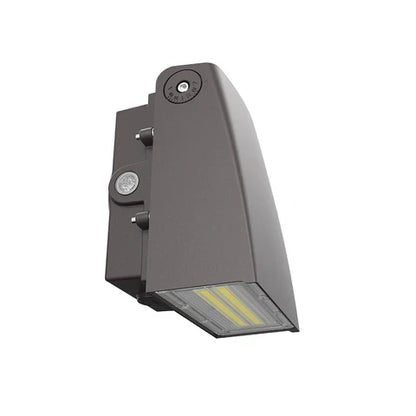 LED Adjustable Wall Pack lIGHT– 40W-60W-80W-100W - 13,000 Lumens - CCT Selectable 3000K-4000K-5000K - Built-in Photocell - 120-347V - IP65 Waterproof - UL & DLC Listed - Bronze Housing
