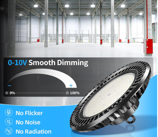 LED UFO High Bay Light, 400W, 56,000 Lumens, 5000K, 100-277 VAC