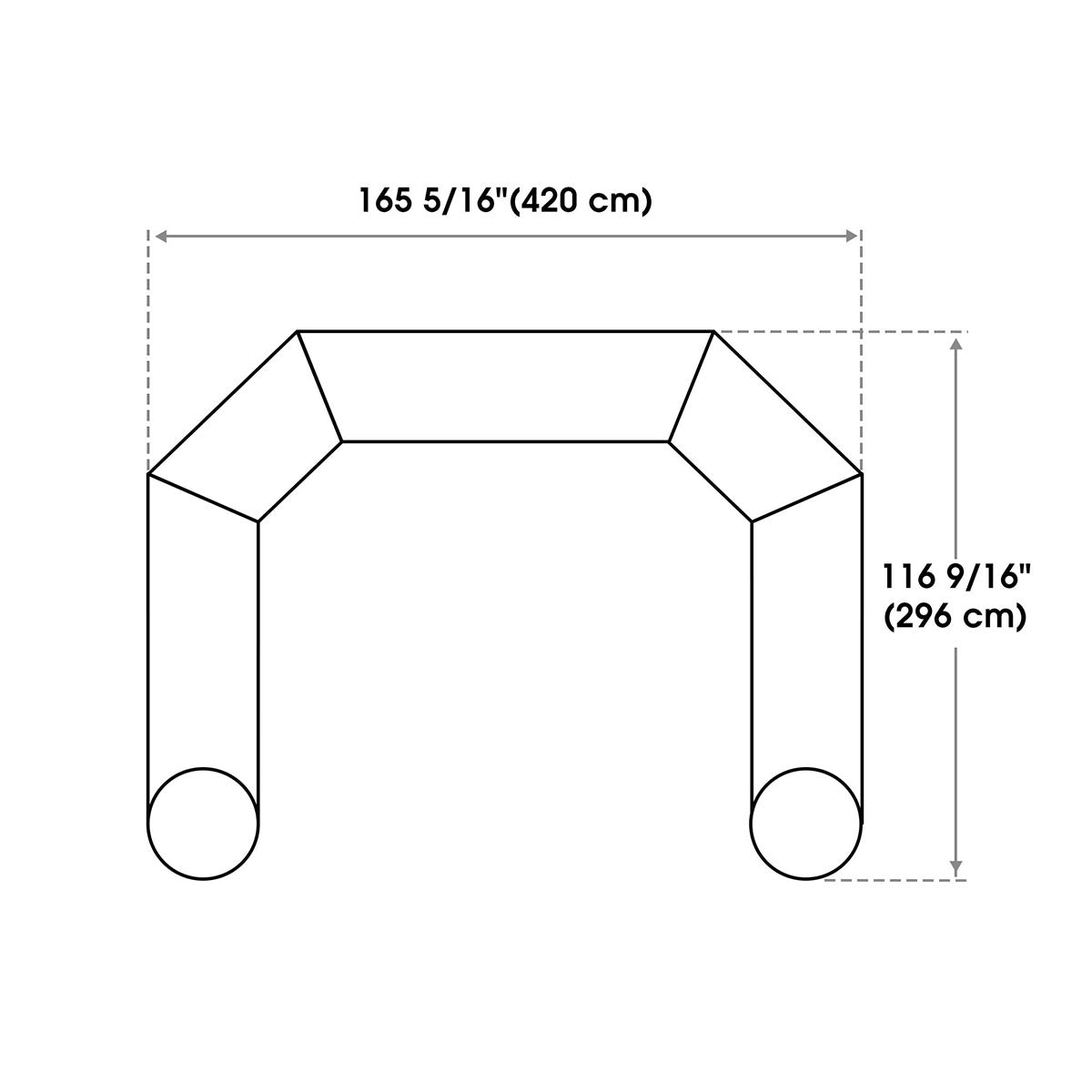 Yescom Custom Inflatable Entrance Arches Air Blow