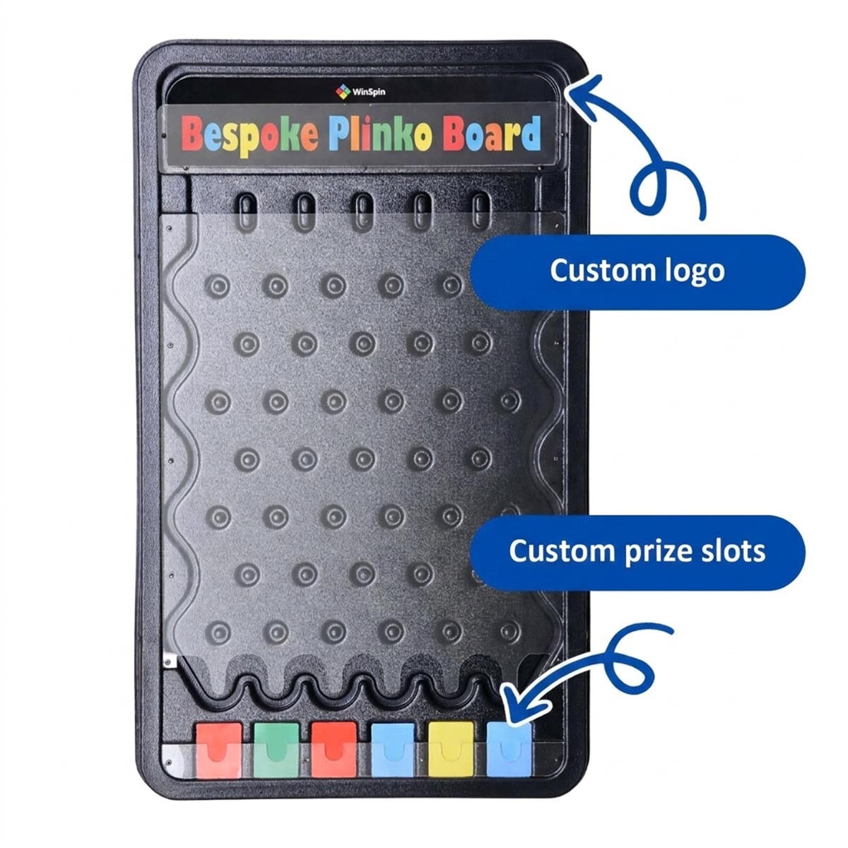 WinSpin 30x18 Custom Prize Drop Game Disk Drop Board Plinking