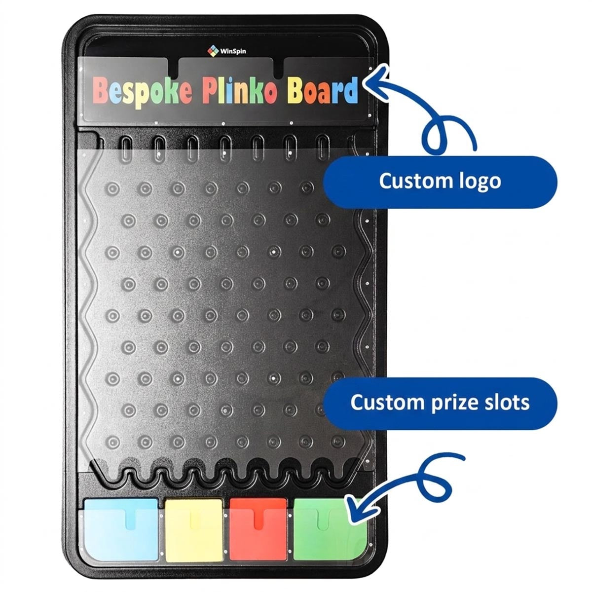 WinSpin 41x25 Custom Prize Drop Disk Drop Game Board Plinking