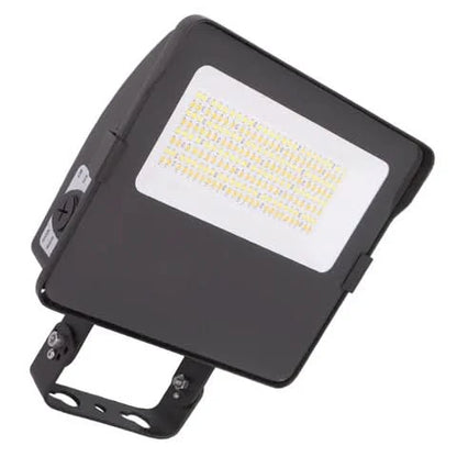 Adjustable Wattage LED Flood Light – 36W/50W/63W - Yoke Mount - Bronze Housing - High Lumen Outdoor Security & Area Lighting
