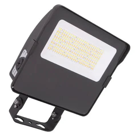 Adjustable Wattage LED Flood Light – 36W/50W/63W - Yoke Mount - Bronze Housing - High Lumen Outdoor Security & Area Lighting