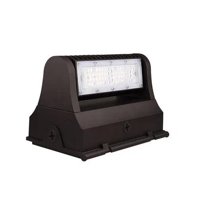 LED Rotatable Wall Pack Light, 30W/40W/60W, 5000K, 7,800 Lumens 100-277 VAC