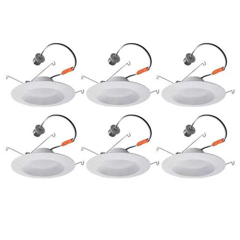 LED Recessed Downlight, 5-6 Inch, 18W, 3000K, 1,200 Lumens, 120 VAC