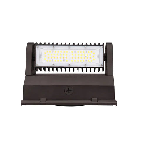 LED Rotatable Wall Pack Light, 30W/40W/60W, 5000K, 7,800 Lumens 100-277 VAC