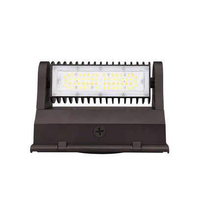 LED Rotatable Wall Pack Light, 30W/40W/60W, 5000K, 7,800 Lumens 100-277 VAC