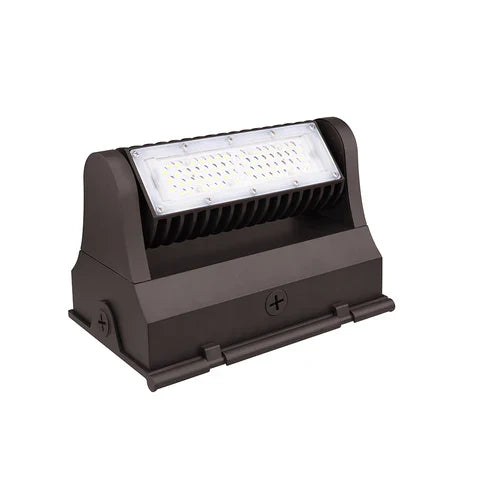 LED Rotatable Wall Pack Light, 30W/40W/60W, 5000K, 7,800 Lumens 100-277 VAC