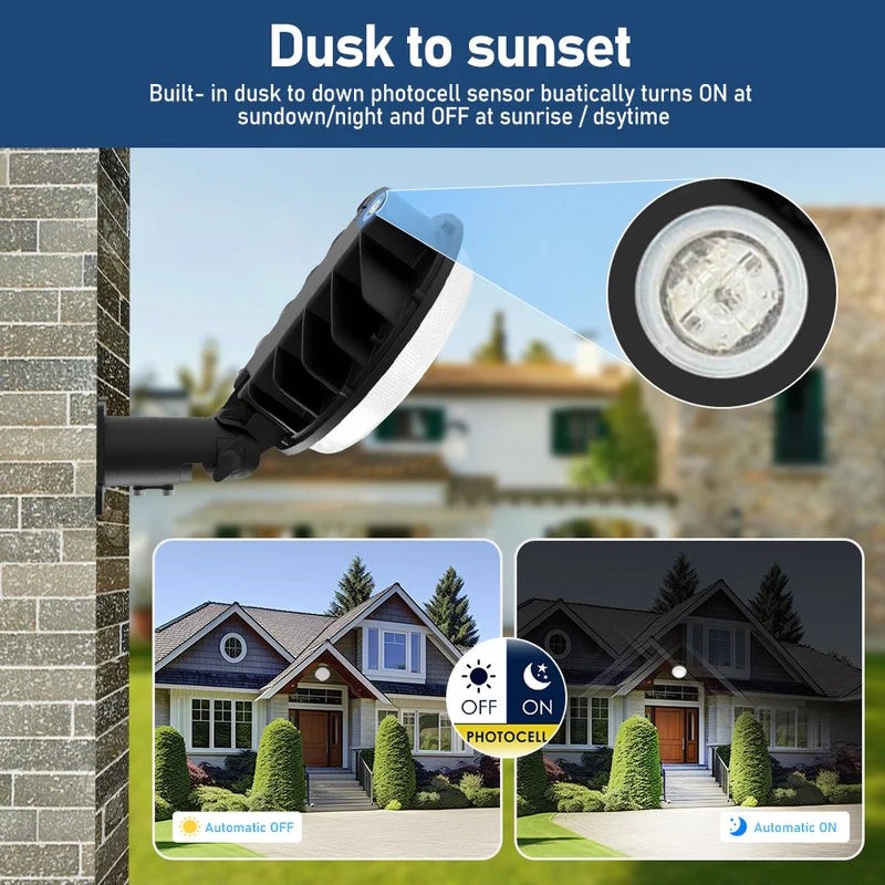 LED Barn Light, 100W, 5000K, 10000 Lumens, 120-277 VAC