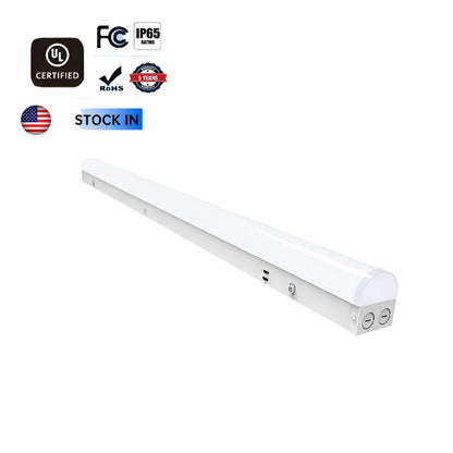 4FT LED Linear Strip Light Fixture with Audio Jack Sensor Base, 24W/32W/40W, 3500K/4000K/5000K, 5,200 Lumens