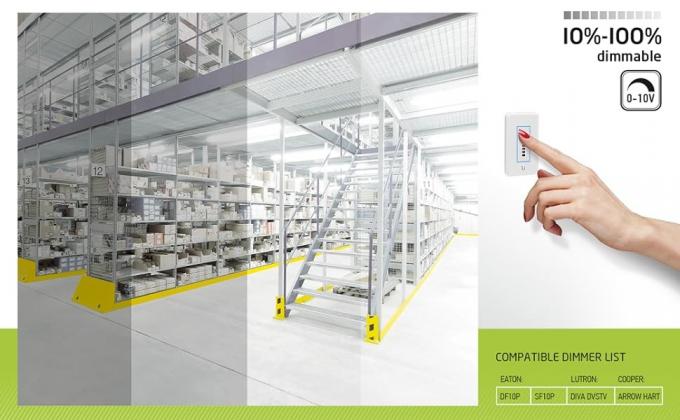 4FT LED Linear Strip Light Fixture with Audio Jack Sensor Base, 24W/32W/40W, 3500K/4000K/5000K, 5,200 Lumens
