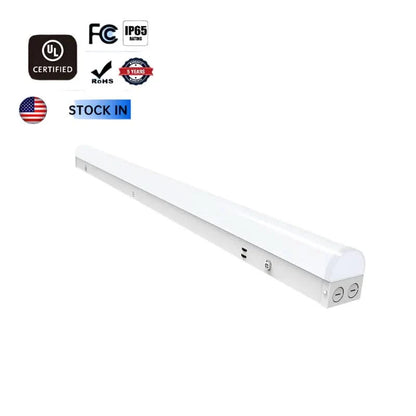 4FT LED Linear Strip Light Fixture, Selectable 24W/32W/40W and CCT 3500/4000/5000K, 5,200 Lumens