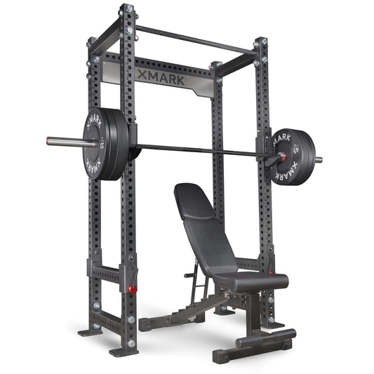 Viper Power Rack Package with weights and adjustable bench, designed for versatile and durable home workouts.
