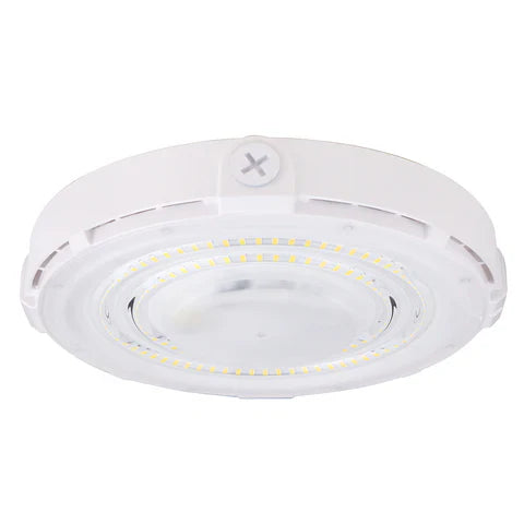 LED Parking Garage Light - 60W - 6,900 Lumens - 5000K Daylight - IP65 Waterproof - DOB Technology - UL Listed - 120-277V - White Housing