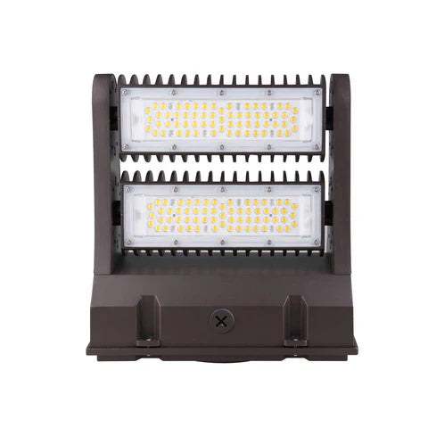 LED Wall Pack Light - Rotatable , 80W/100W/120W, 5000K, 15,600 Lumens, 100-277 VAC