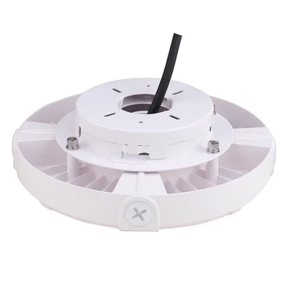 LED Parking Garage Light - 60W - 6,900 Lumens - 5000K Daylight - IP65 Waterproof - DOB Technology - UL Listed - 120-277V - White Housing